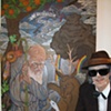 Old man with his painting