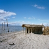 fishing hut, east shore Salton Sea