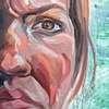 "Month Two: When you don't understand a whole lot of what people say about this 'situation' so you paint a big mean face in place of your middle finger because Dad says flicking people off is not very classy and your Dad is a very smart man..."