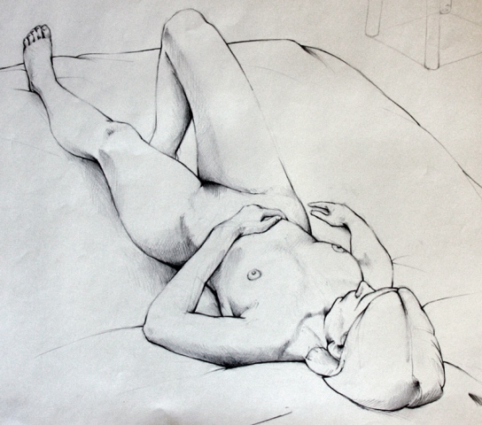 Nude Study (reclined)