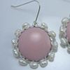 Decorated Enamel Earrings