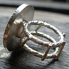 Round Cocktail Ring (back)