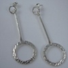 Drop Hoop Earrings