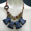Denim Coral Necklace