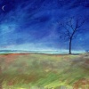 Untitled - Moon, Tree, House 2