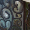 gate metal closeup