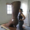 Victorian Boot sculpted for Moore College of Art & Design