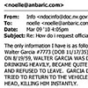 Email to Nevada Prison