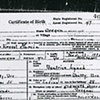 Dad's Birth Certificate