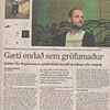 INTERVIEW IN MORGUNBLADID
