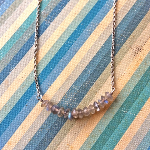 Delicate Labradorite Necklace