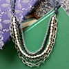 Blue Mixed Chain Necklace