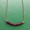 Delicate Purple Amethyst Necklace 