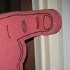 FOAM HAND USED IN A PRINT!