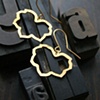 Geranium Leaf Hook Earrings...