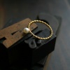Twist Pearl Ring