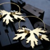 Buttercup Pearl Hoop Earrings...