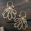 Sweet Horse Chestnut Hoop Earrings