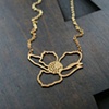 Anemone Outline Necklace.