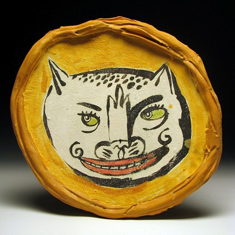 Orange Cat Platter