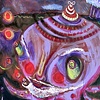 Pyramid Scheme painting:  An Eight Hour, Eight Legged Smoking Santa