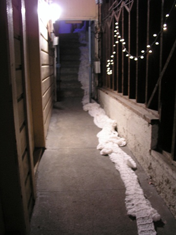 view of the entry stairwell