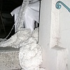 view of performance from entry stairwell

  