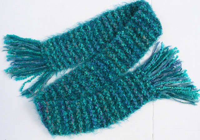 CUSTOM TEAL SCARF
