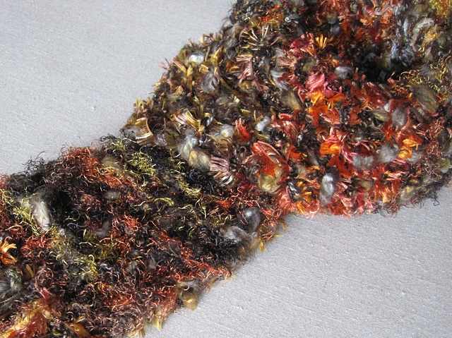 BROWN VARIATIONS W/ ORANGE & GOLD