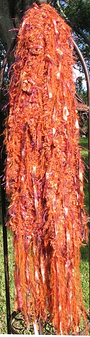 I_RUSTY ORANGE SHAGGY SCARF