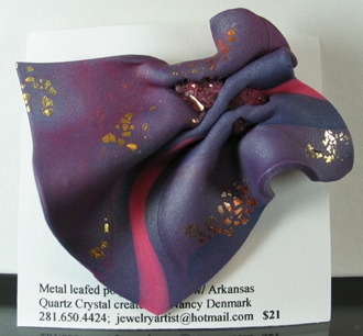 PURPLE & PINK W/ CRYSTAL
