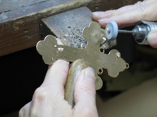 GRINDING FOLLOWS SAWING 