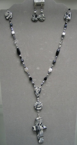 polymer clay wearable prayer beads