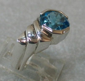 STERLING W/ BLUE TOPAZ VIEW 3