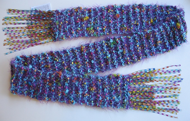 hand knit scarf