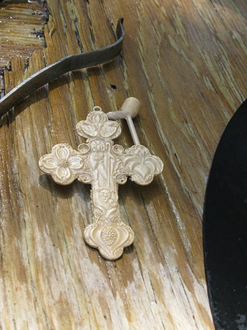 THE ROUGH GOLD CASTING