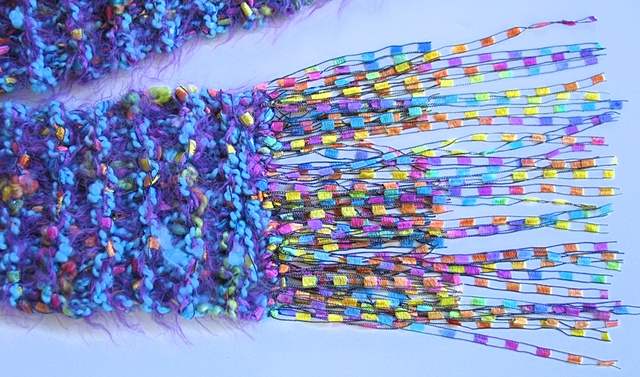 hand knit scarf