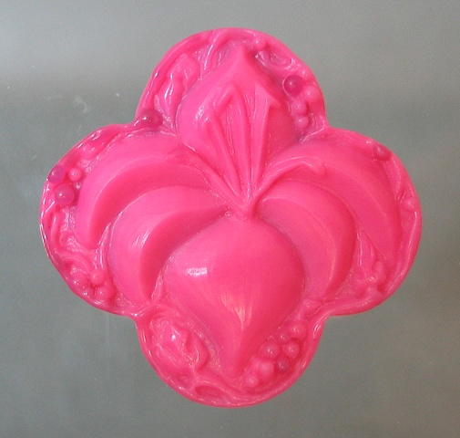 WAX MODEL OF LILY QUATREFOIL PENDANT
