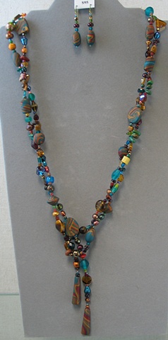 WARM AUTUMN JEWELS LARIAT (SOLD)