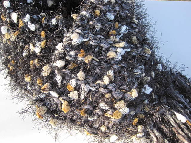 BLACK BROWN GRAY NUBBY FOLDOVER CLOSE
