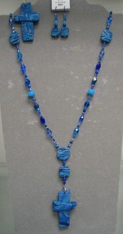 polymer clay wearable prayer beads