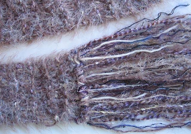 hand knit scarf