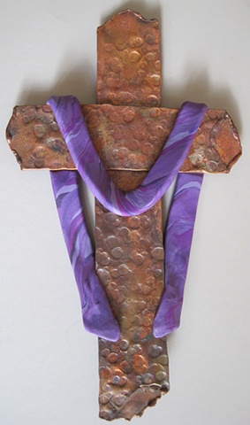 shrouded wall cross