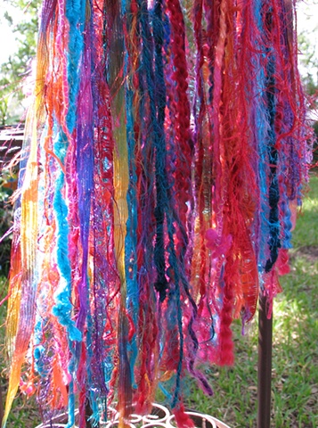 Q_JEWELTONE ART SCARF (SOLD) 