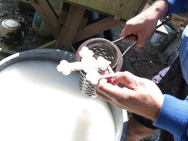 THE GOLD CASTING RETRIEVED