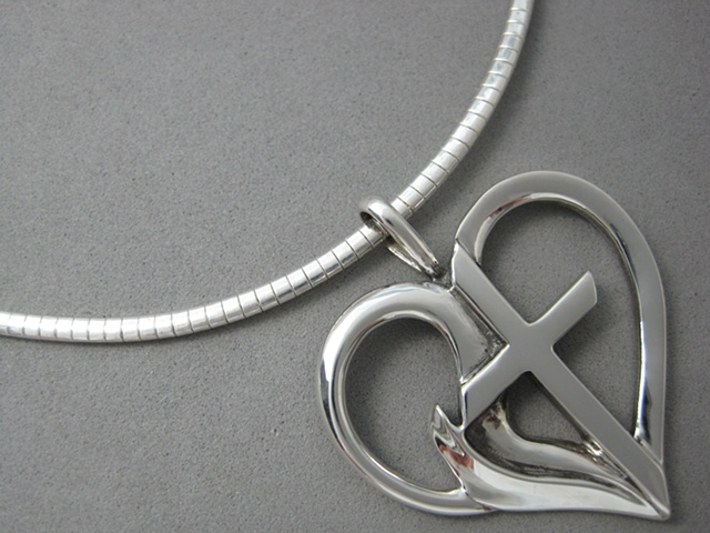 2mm flat omega sterling silver