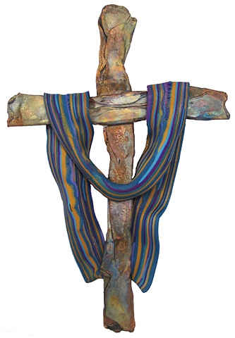 SHROUDED CROSS STRIPED ROYAL COLORS SOLD