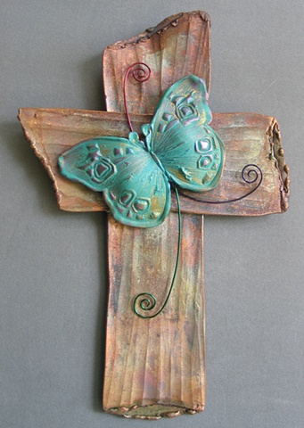 TEAL BUTTERFLY SOLD