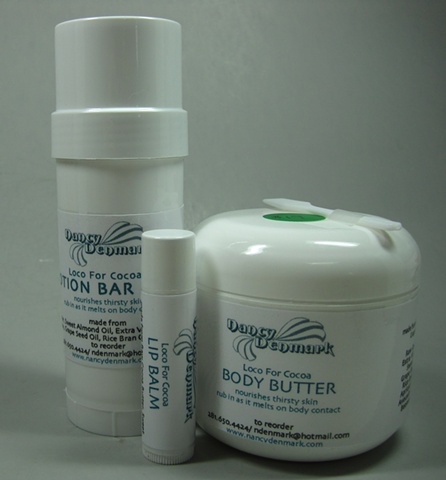 handcrafted all natural lotion bar stick, body, butter and lip balm set