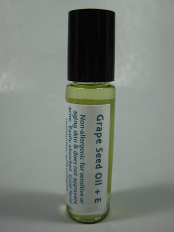 moisturizing oil in a 1/3 oz glass bottle with a roller ball